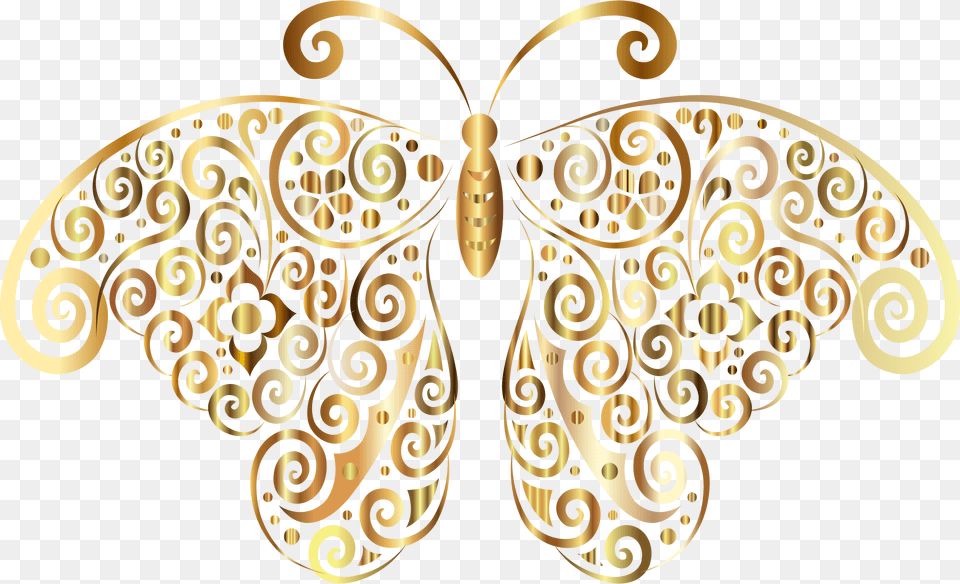 Clipart Snowflake Flourishes Freeuse Clipart Moth, Accessories, Earring, Jewelry, Chandelier Png Image