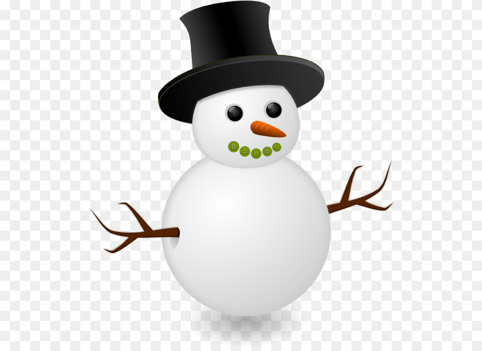 Clipart Snowman, Nature, Outdoors, Winter, Snow Png Image