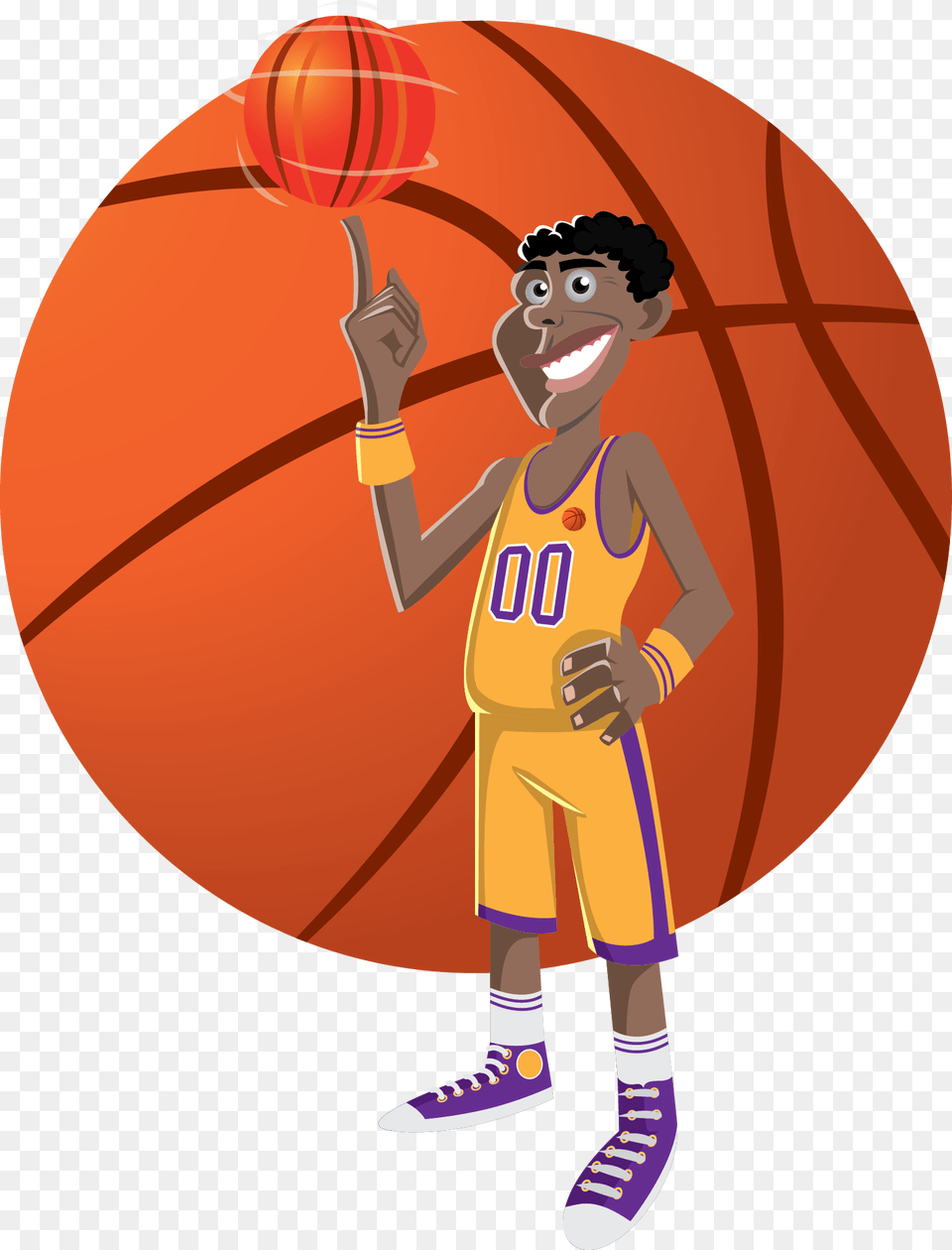 Clipart Snowman Basketball Cartoon Basketball Player Clipart, Person, Playing Basketball, Sport, Face Free Png