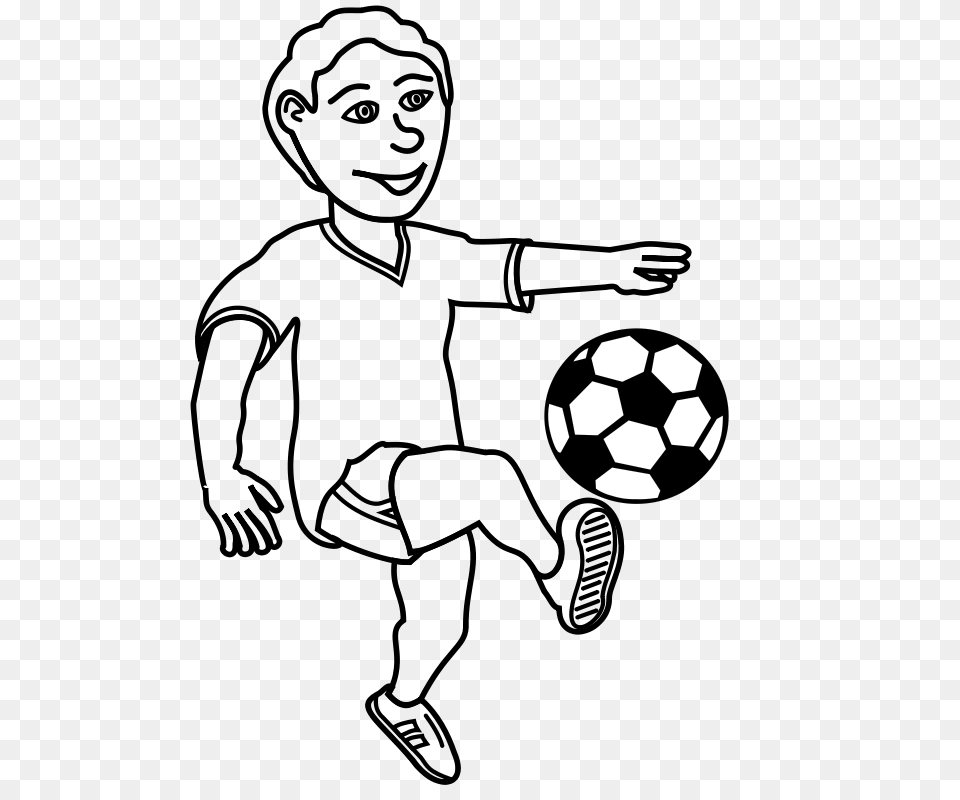 Clipart Soccer Playing Boy Frankes, Ball, Football, Soccer Ball, Sport Png