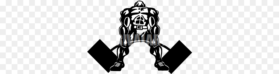 Clipart Someone Weightlifting, People, Person, Stencil, Bag Free Transparent Png