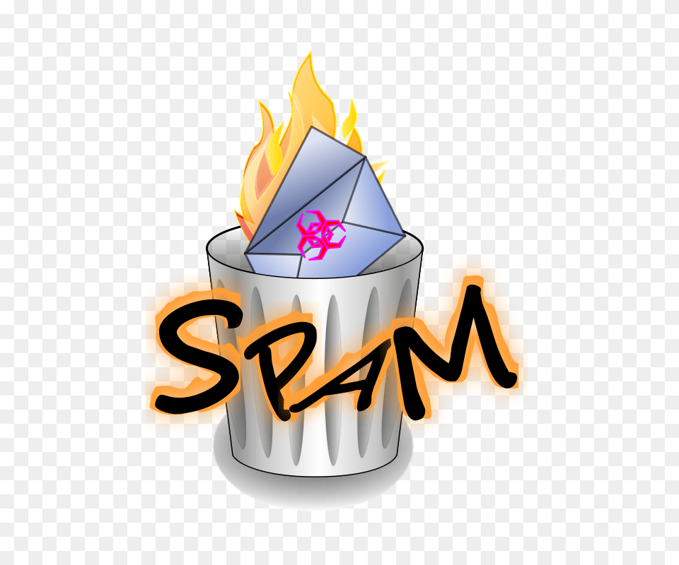 Clipart Spam Mail To Trash Kg, Fire, Flame, Cake, Cream Free Transparent Png