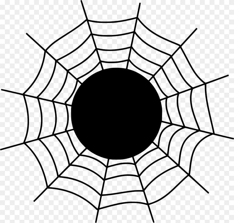 Clipart Spider Web, Gray Free Png