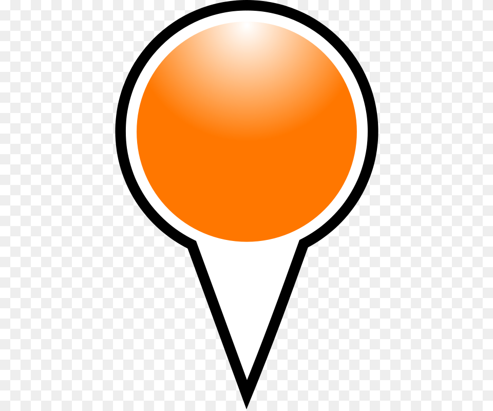 Clipart Squat Marker Orange, Balloon Png