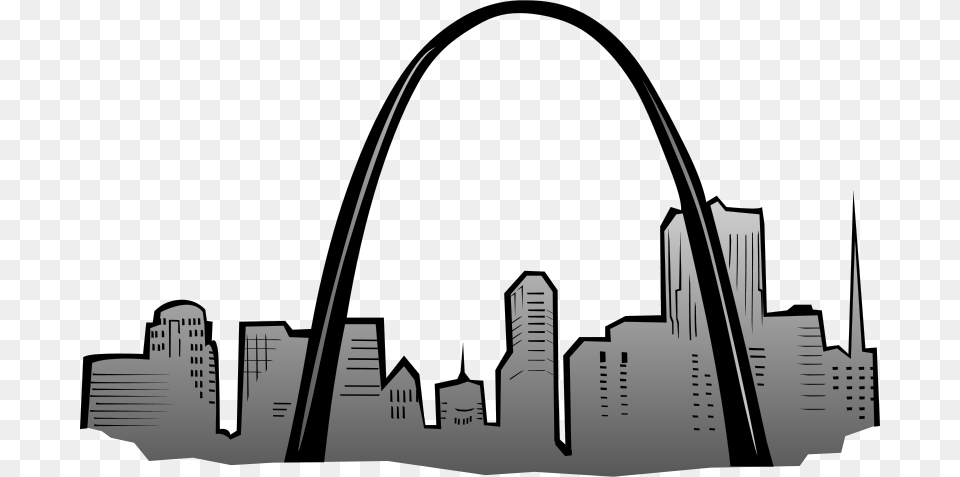 Clipart St Louis Gateway Arch Gerald G, Architecture, City, Urban, Metropolis Png