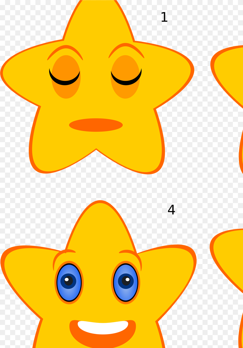 Clipart Star Animation Star Emotions, Animal, Bear, Mammal, Wildlife Free Png