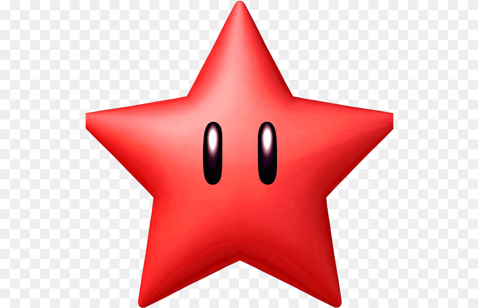 Clipart Star Red Picture Super Mario Star Red, Star Symbol, Symbol, Animal, Fish Png Image