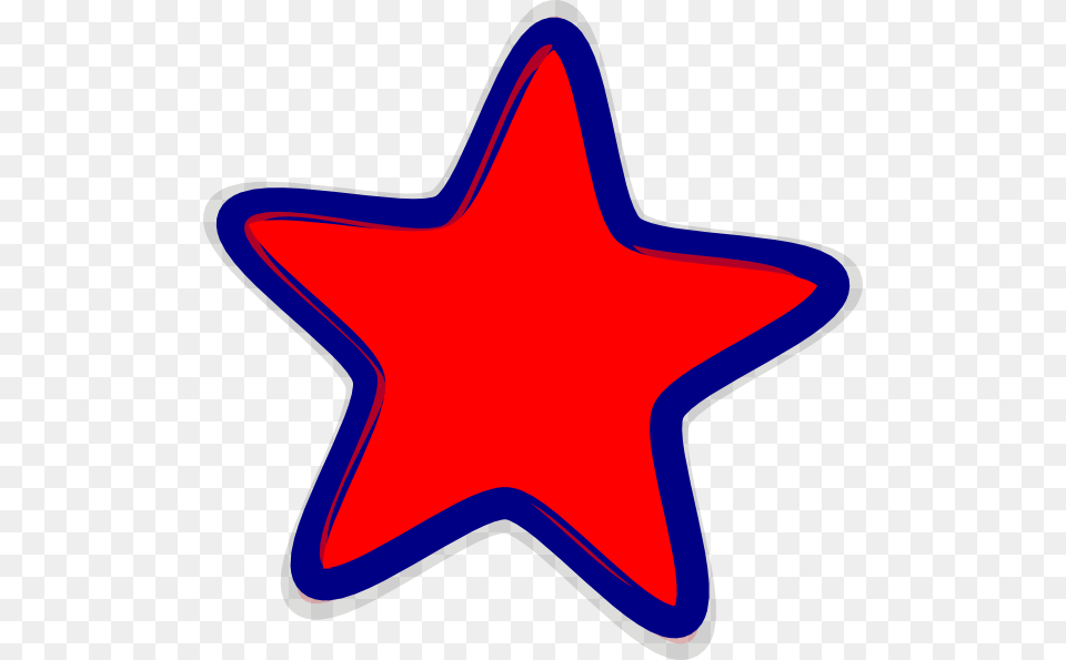 Clipart Star Red Star Blue Outline, Star Symbol, Symbol Free Transparent Png