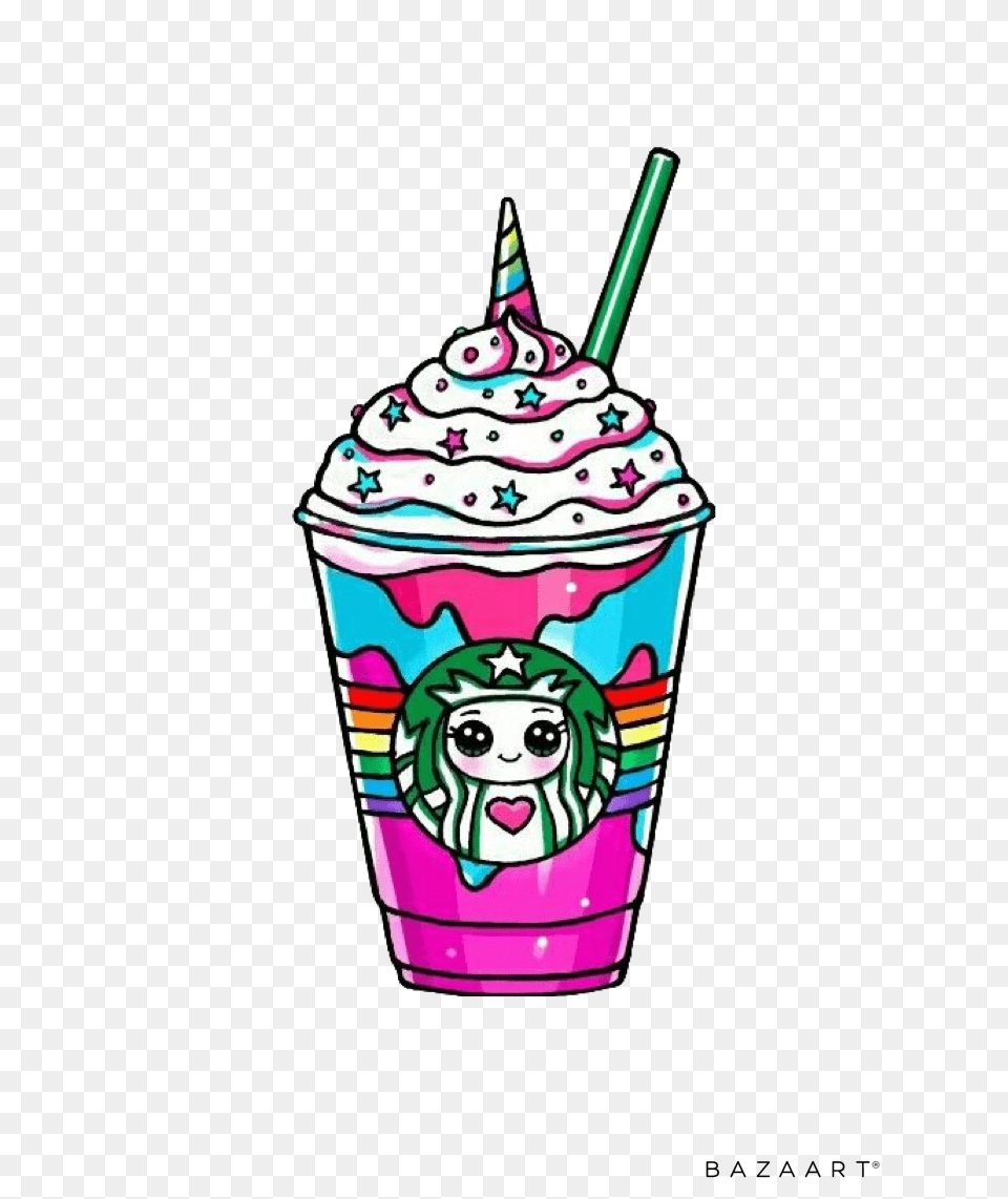 Clipart Starbucks Tumblr Soda Pictures, Beverage, Milk, Juice, Ice Cream Png Image