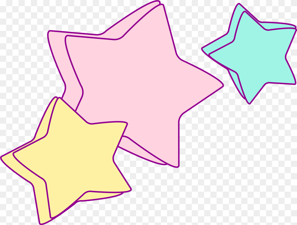 Clipart Stars Accent Unicorn Stars Clipart, Star Symbol, Symbol, Device, Grass Png Image