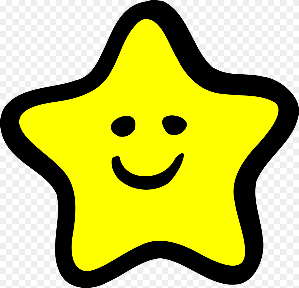 Clipart Stars Smiley Face Happy Star, Star Symbol, Symbol, Animal, Mammal Free Png Download