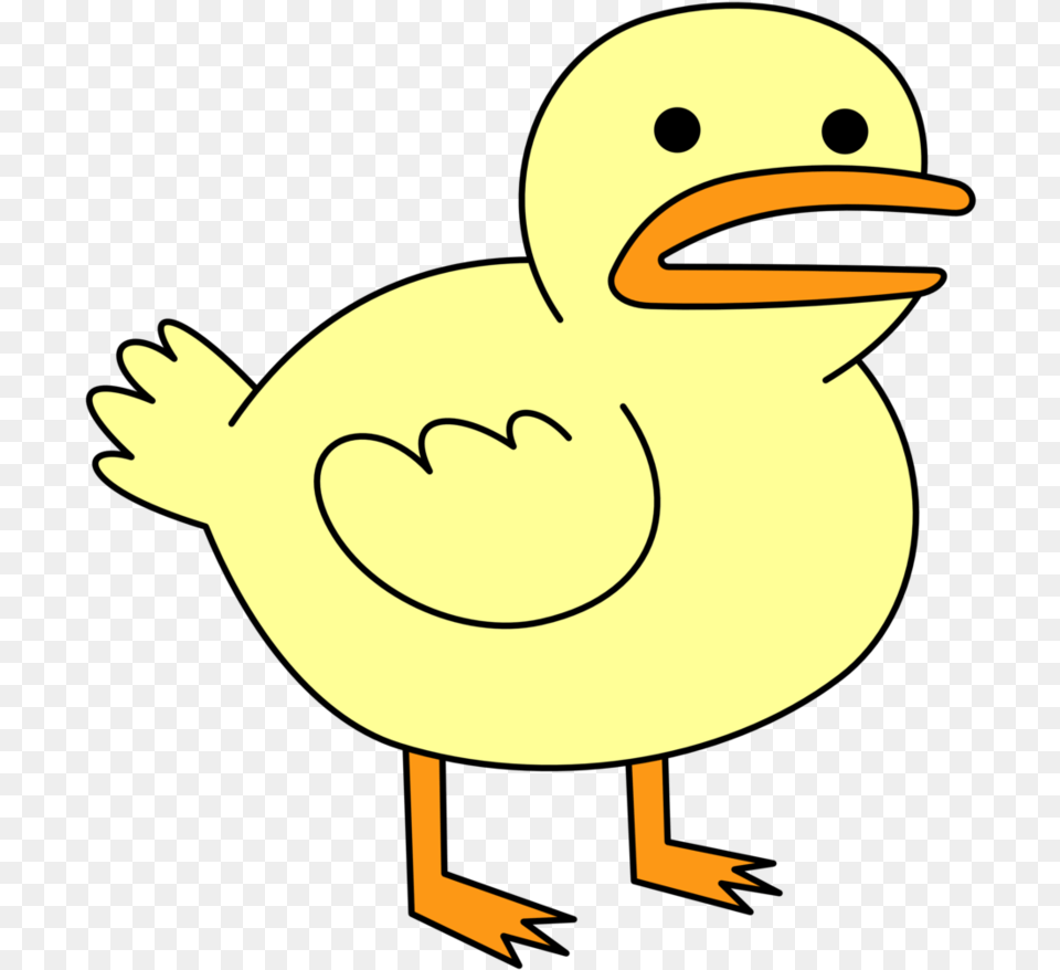 Clipart Stock Baby Duckling At Getdrawings Cartoon, Animal, Beak, Bird, Person Png
