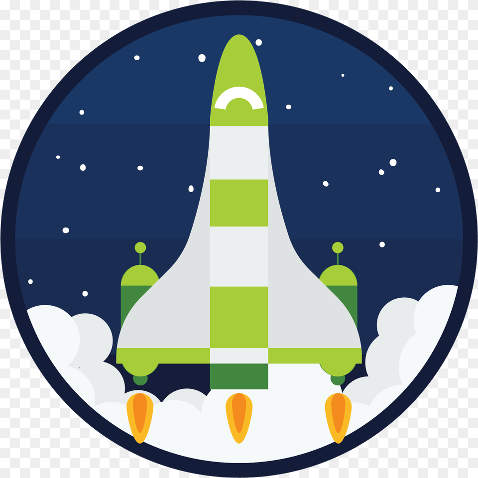 Clipart Stock Buttons Spaceship Space Center Icon, Launch, Aircraft, Transportation, Vehicle Png Image