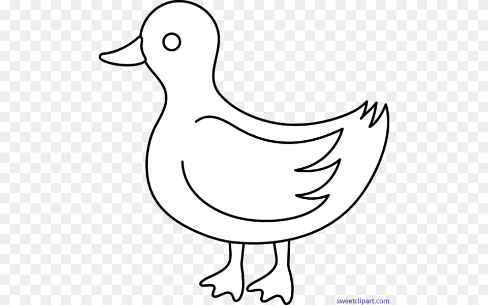 Clipart Stock Duck On Dumielauxepices Net Duck Images Clip Art Black And White, Animal, Bird, Anseriformes, Waterfowl Free Png
