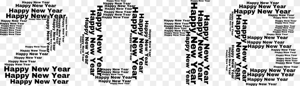 Clipart Stock Happy Big Image Happy New Year 2018 White, Gray Free Transparent Png