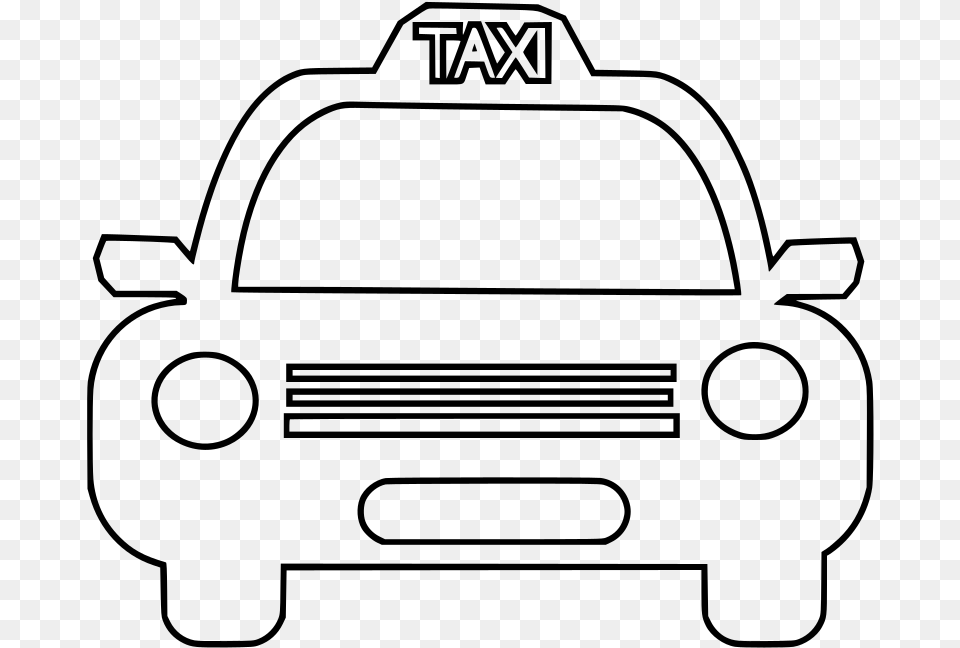 Clipart Stock Svg Bar Navigation Public Drive Taxi Icon White, Gray Free Png Download