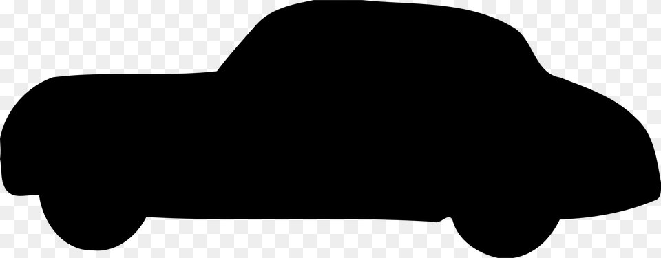 Clipart Stylized Car Silhouette Line Art In Clip Art Car Silhouette, Gray Png Image