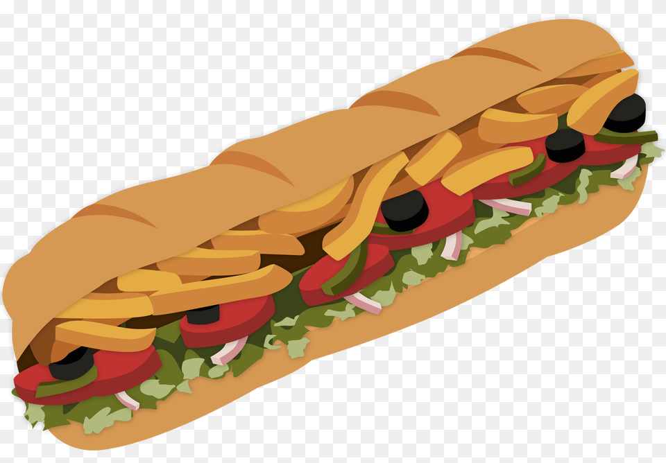 Clipart Sub Sandwich, Food, Dynamite, Weapon, Hot Dog Free Png Download