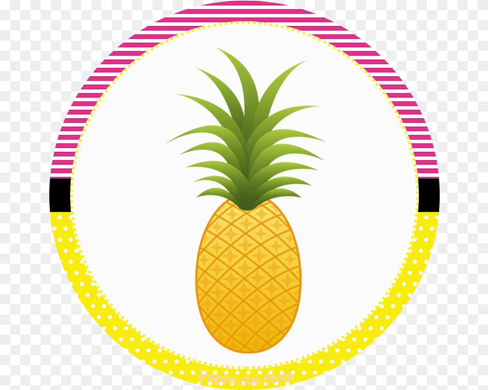 Clipart Summer Pineapple Imagens Flamingo Em, Food, Fruit, Plant, Produce Free Png Download