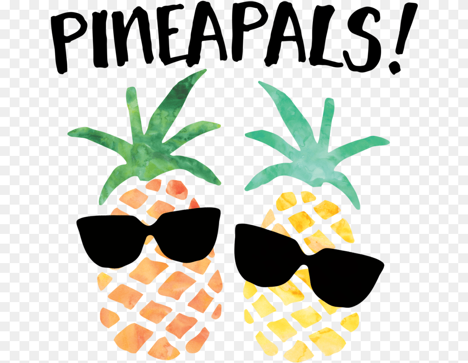 Clipart Sunglasses Pineapple Transparent Pineapple With Sunglasses, Food, Fruit, Plant, Produce Png Image