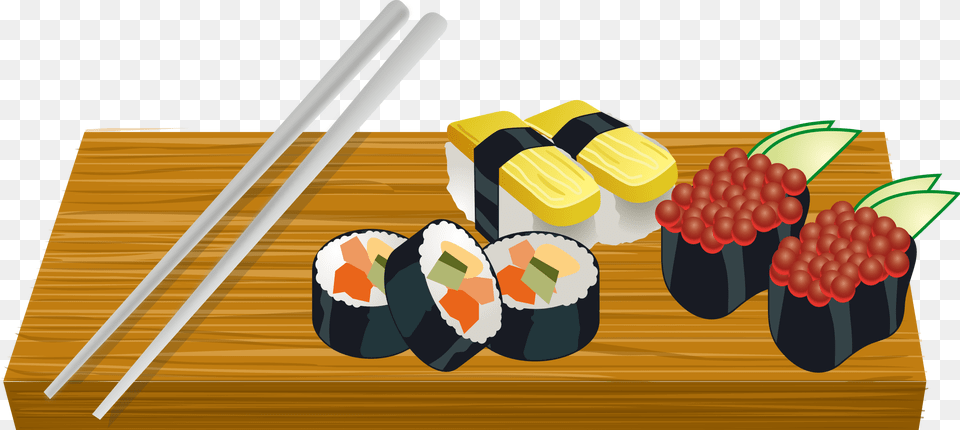 Clipart Sushi Clipart, Dish, Food, Meal, Rice Free Transparent Png
