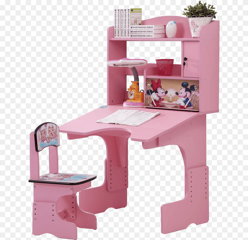 Clipart Table Study Table Study Table For Kids, Desk, Furniture, Computer, Electronics Free Png Download