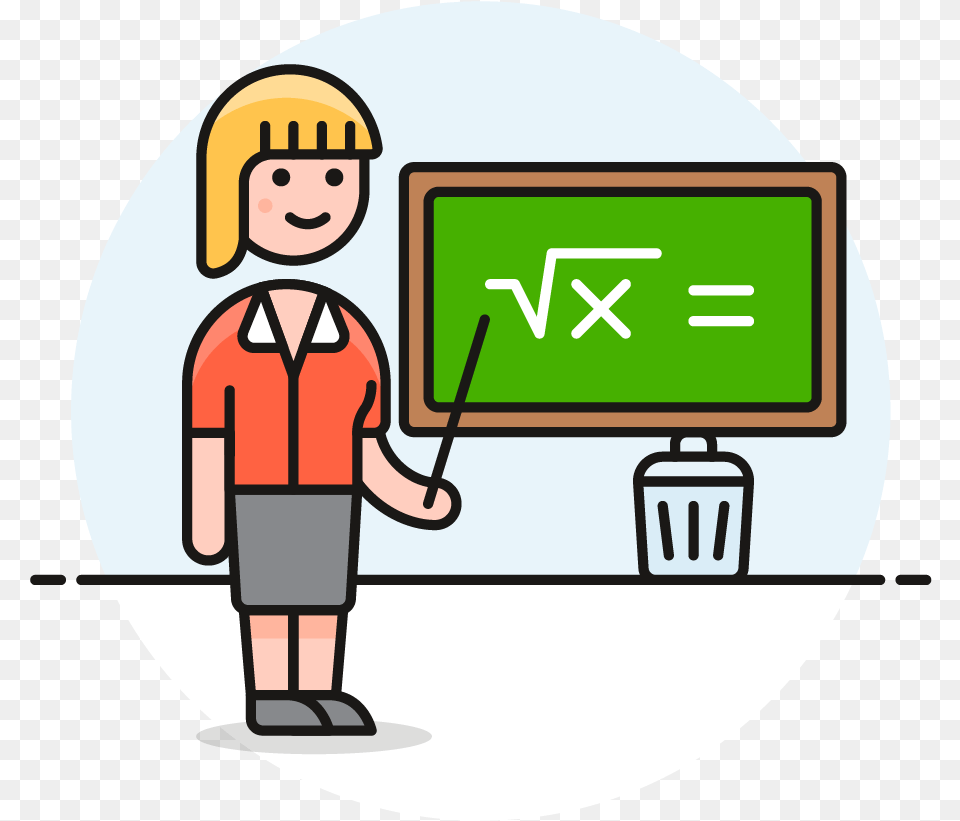 Clipart Teacher Chalkboard Cartoon, Cleaning, Person, Face, Head Png