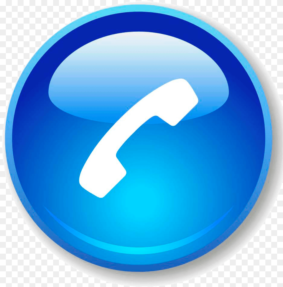 Clipart Telephone Blue Blue Phone Icon, Symbol, Sign, Disk Free Png Download