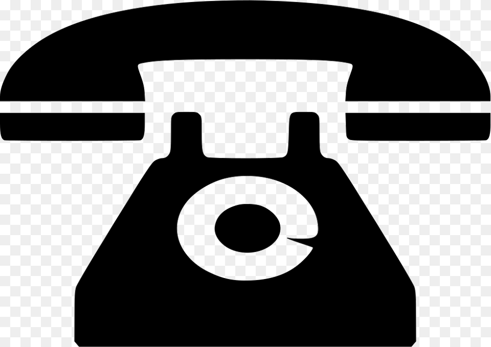 Clipart Telephone Svg Icon Old Phone, Electronics, Stencil Free Transparent Png