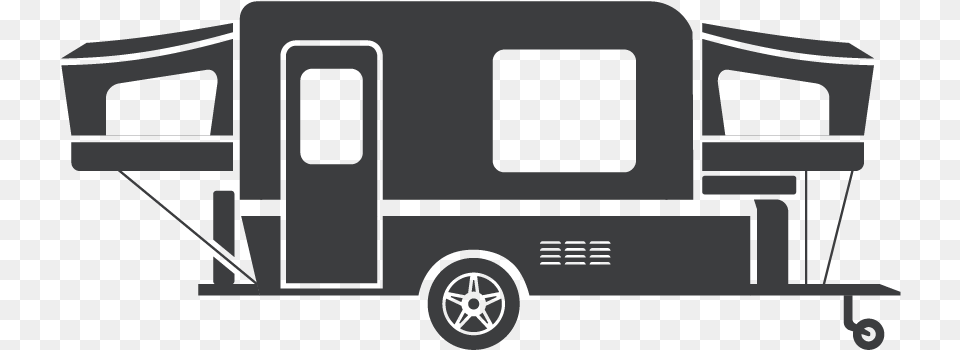 Clipart Tent Caravan Tent Tent On Wheels Icons, Transportation, Van, Vehicle, Rv Png Image
