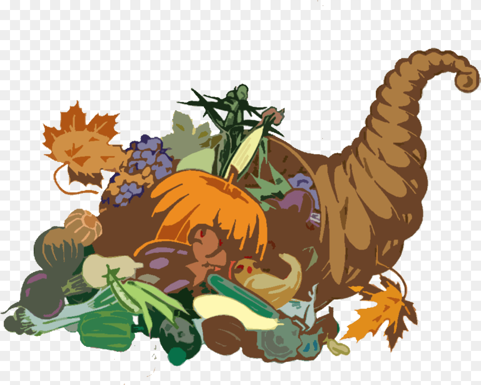Clipart Thanksgiving Banner Cornucopia Clip Art, Person, Baby, Animal Free Png