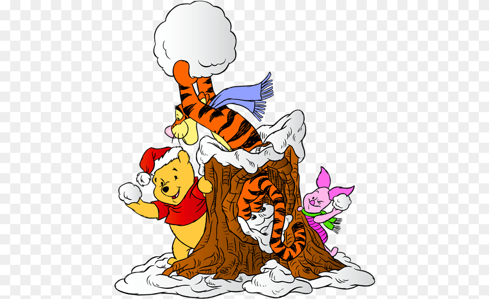 Clipart Thanksgiving Winnie The Pooh Winnie The Pooh Winter Clipart, Baby, Person, Book, Comics Free Png Download