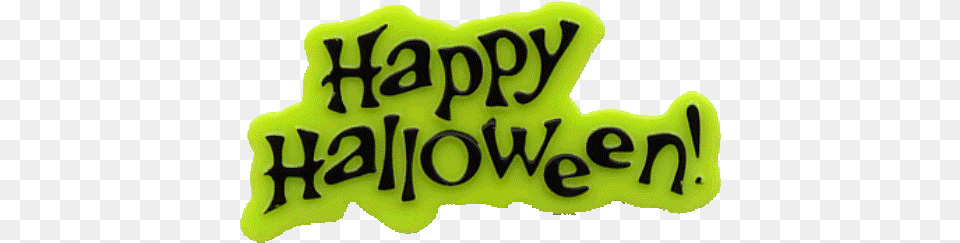 Clipart Thats Say Happy Halloween In Pack 5054 Happy Halloween Clip Art, Green, Text, Dynamite, Weapon Png Image