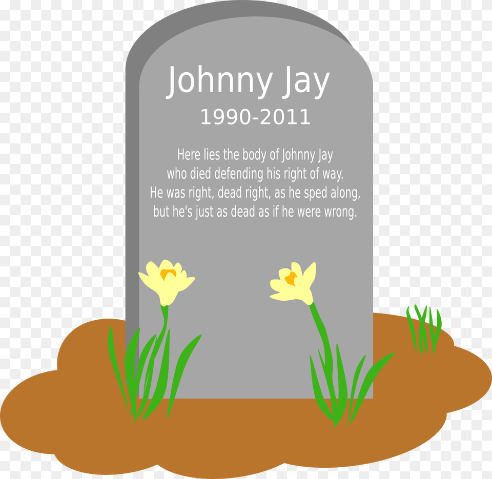 Clipart Tombstone, Tomb, Gravestone, Daffodil, Flower Free Png