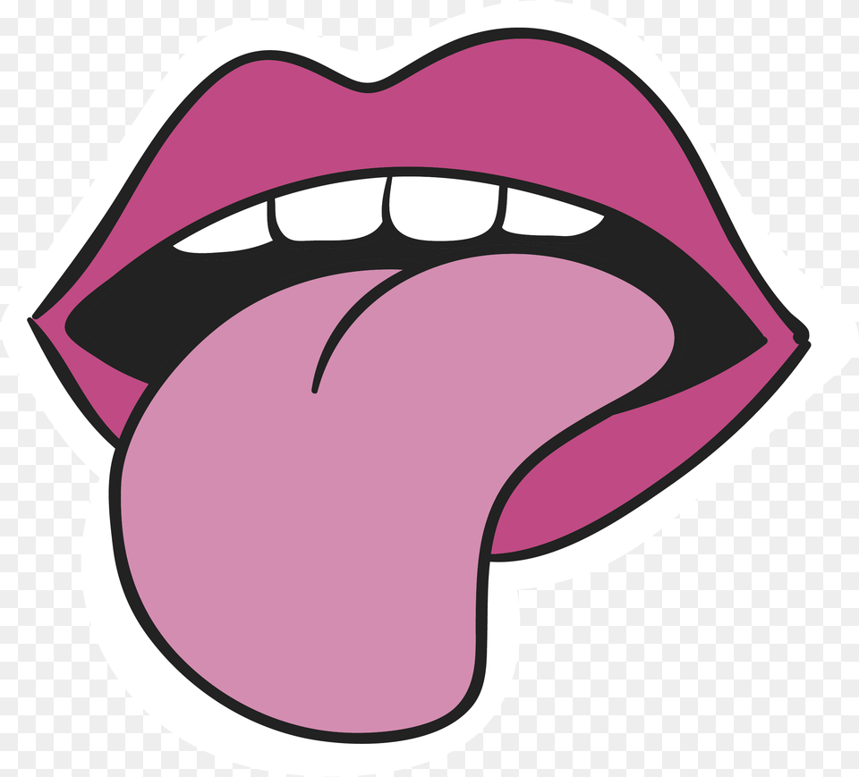 Clipart Tongue Transparent Boca Con Lengua Dibujo, Body Part, Mouth, Person Png Image