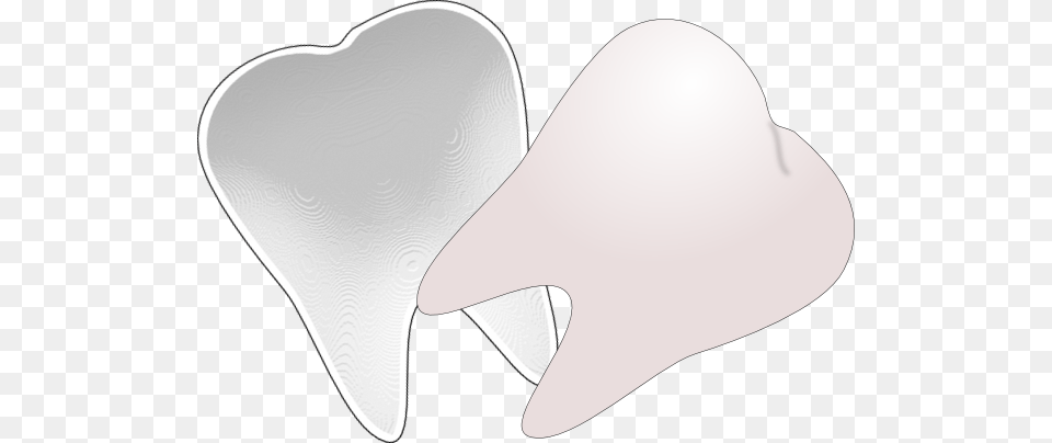 Clipart Tooth, Heart, Animal, Sea Life, Clothing Free Png Download