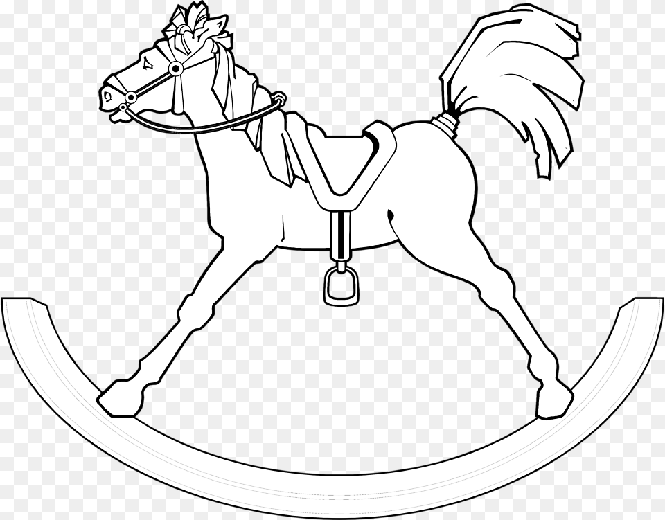 Clipart Toys Rocking Horse Illustration, Person Free Png