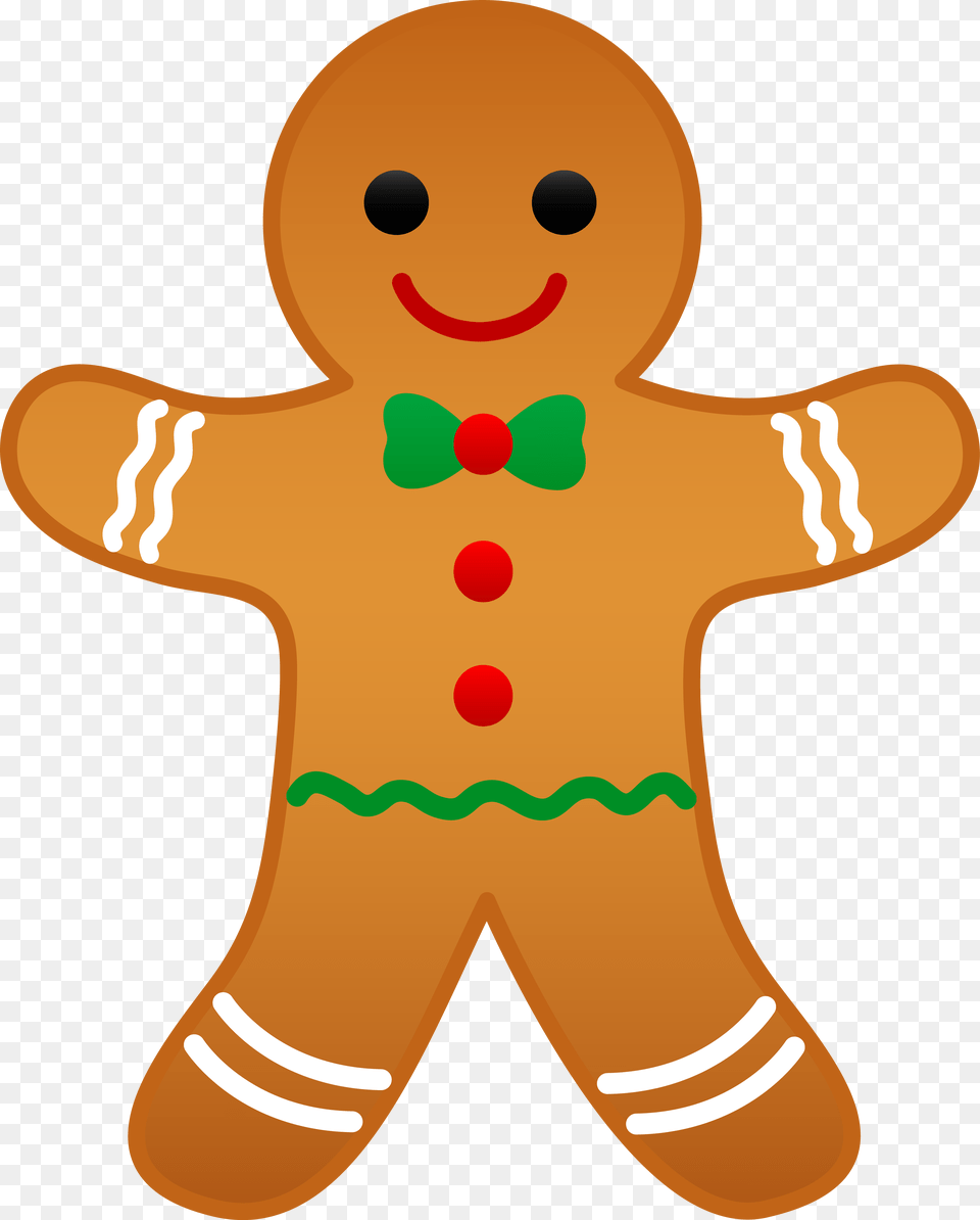 Clipart Transparent Background Ginger Bread Gingerbread Man Christmas Gingerbread Man Clipart, Cookie, Food, Sweets, Baby Png