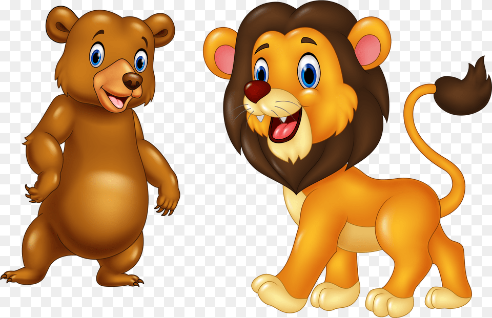 Clipart Transparent Cute Animals Transparent Background Cute Cartoon Lion, Baby, Person, Animal, Mammal Free Png