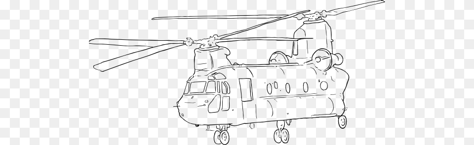 Clipart Download Collection Of Military Chinook Helicopter Coloring Pages, Aircraft, Vehicle, Transportation, Lawn Free Transparent Png