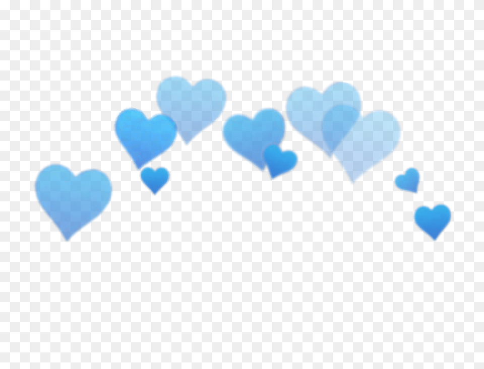 Clipart Transparent Library Files Blue Heart Crown Transparent, Symbol Free Png