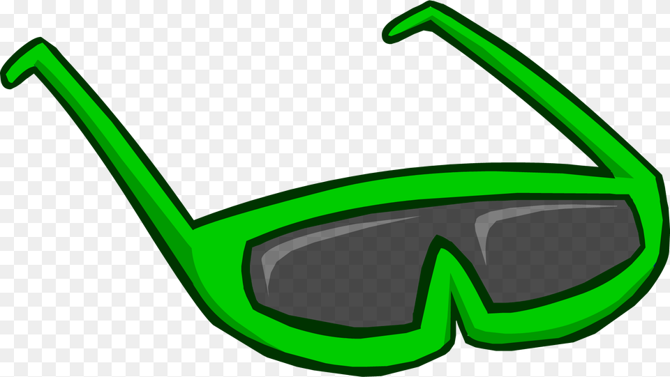 Clipart Transparent Library Green Sunglasses Club Penguin Club Penguin Rare Face Items, Accessories, Glasses, Goggles, Smoke Pipe Png