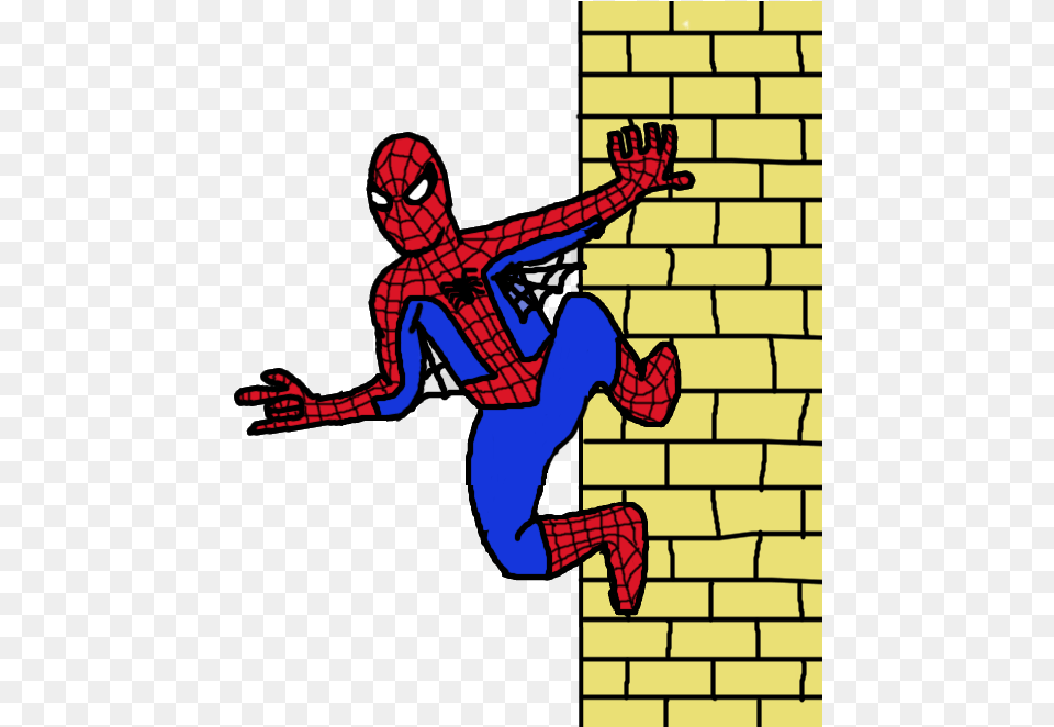 Clipart Library Spiders Clipart Spider Spiderman Ms Paint, Brick, Baby, Person, Art Free Transparent Png