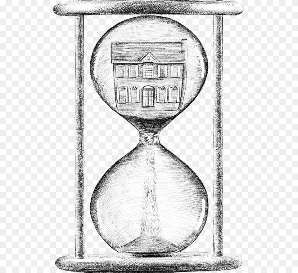 Clipart Transparent Modern Drawing Hourglass Creative Hourglass Drawing Png