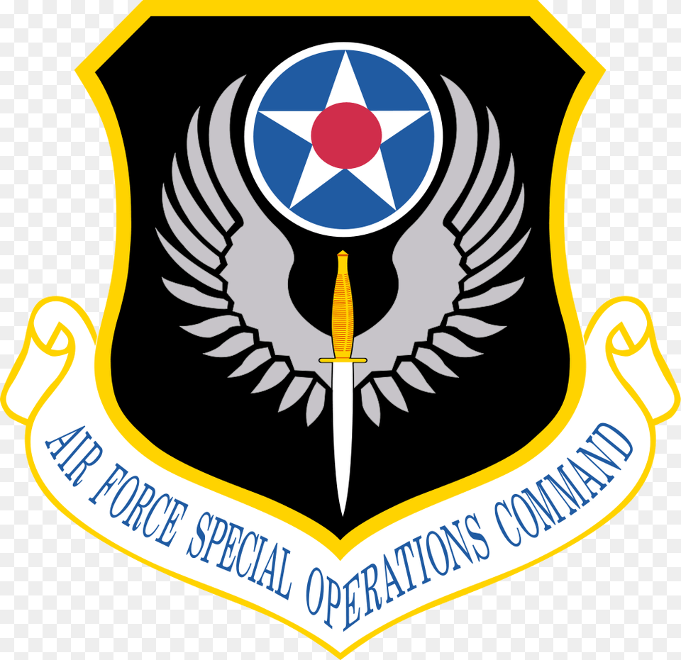 Clipart Transparent Stock File Shield Of The United Air Force Special Forces Logo, Emblem, Symbol, Blade, Dagger Free Png