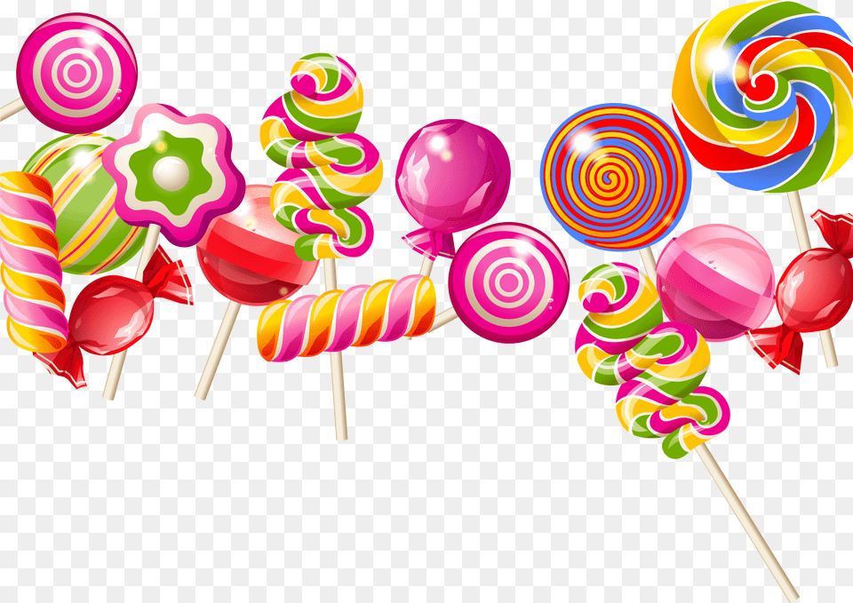 Clipart Stock Lollipop Sweet Transprent Candies And Lollipops, Candy, Food, Sweets Free Transparent Png