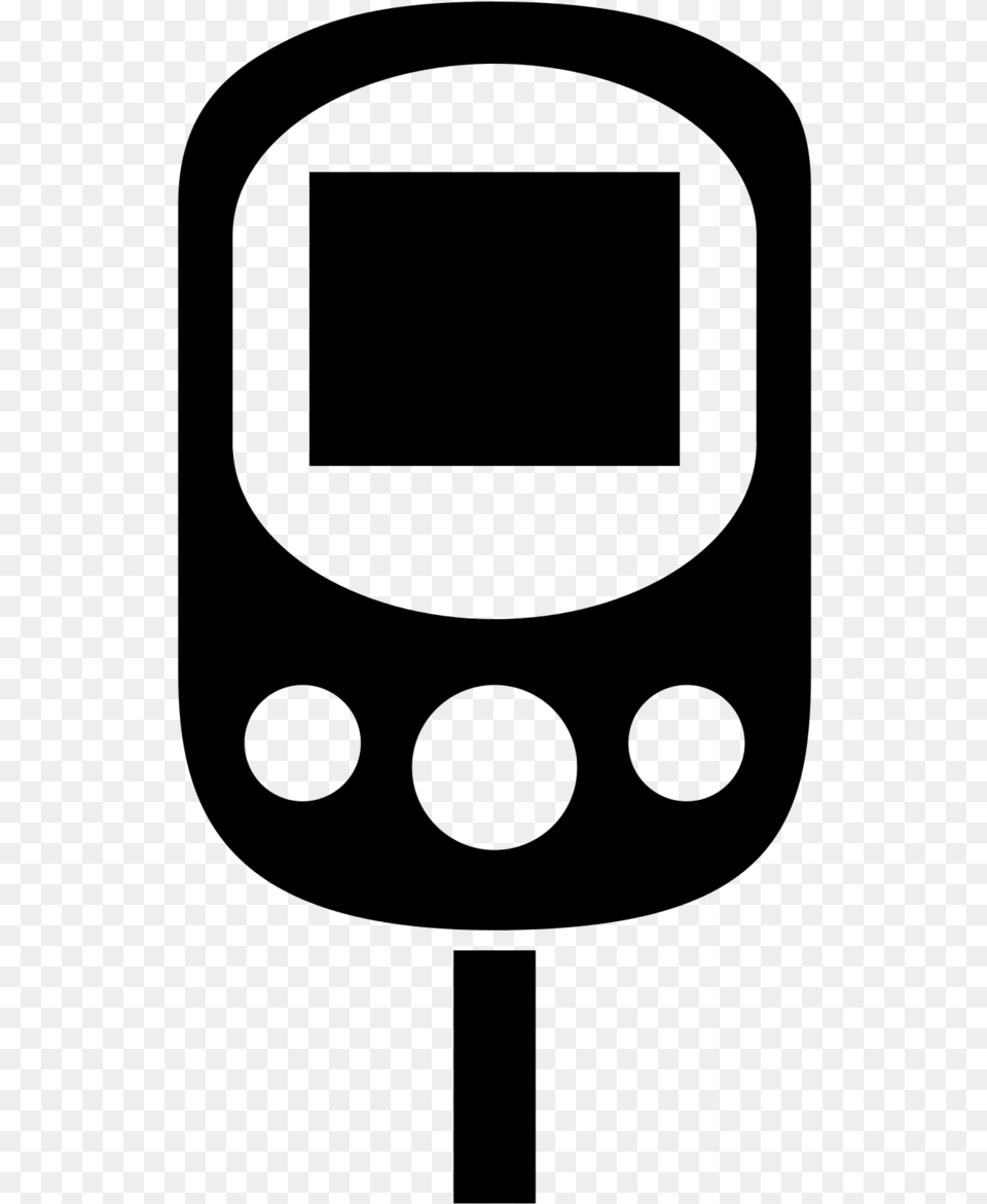 Clipart Transparent Stock Low Diabetes Cliparts Blood Glucose Meter Icon, Gray Png Image