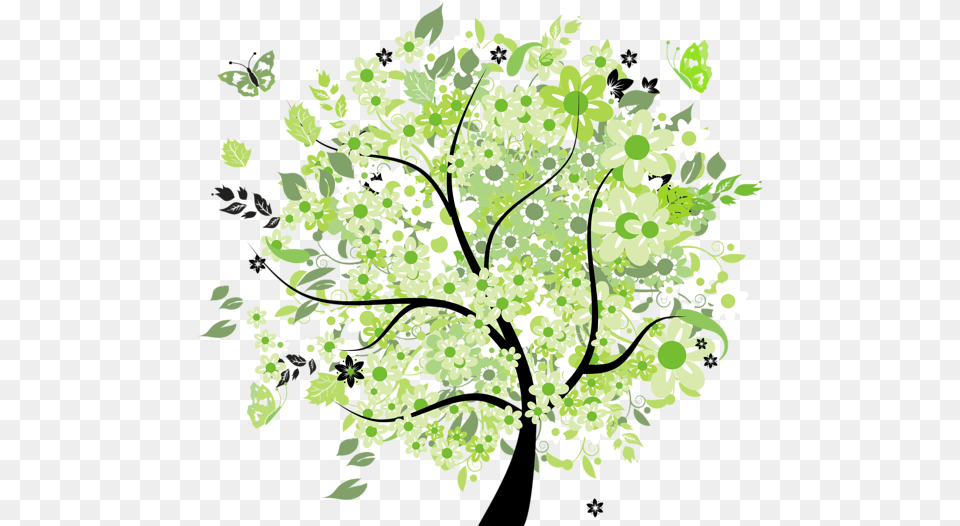 Clipart Tree Spring Tree Clipart, Art, Floral Design, Graphics, Green Free Transparent Png
