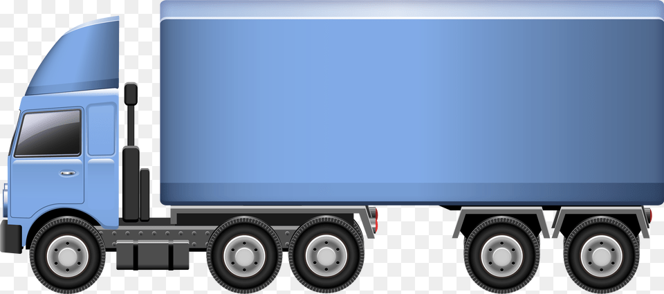 Clipart Truck Truck Clipart, Trailer Truck, Transportation, Vehicle, Moving Van Free Png Download