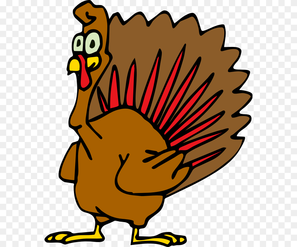 Clipart Turkey Animation Transparent Turkey Animated, Animal, Bird, Fowl, Poultry Free Png